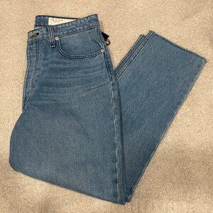 Rag & Bone NWT High Rise Ankle Cigarette Jeans Size 30 US Nina Blue Cotton Denim